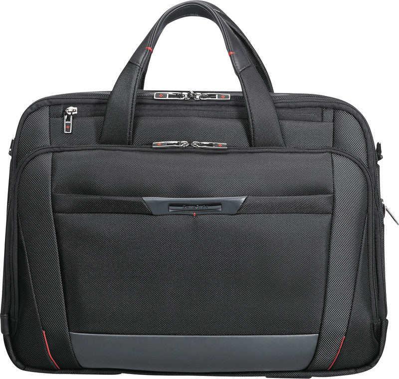 Samsonite Pro-DLX 5 Notebook-Tasche – 24,5/31 l, RFID-Fach, Aufsteckfunktion, Nylon, Schwarz