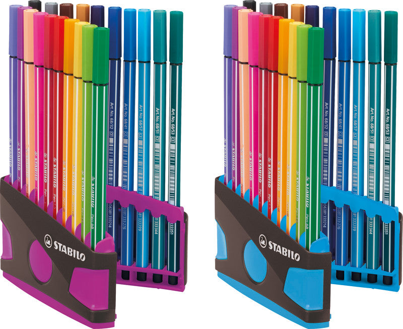 STABILO Filzstifte Pen 68 Colorparade, Strichbreite 1 mm, 20 Farben