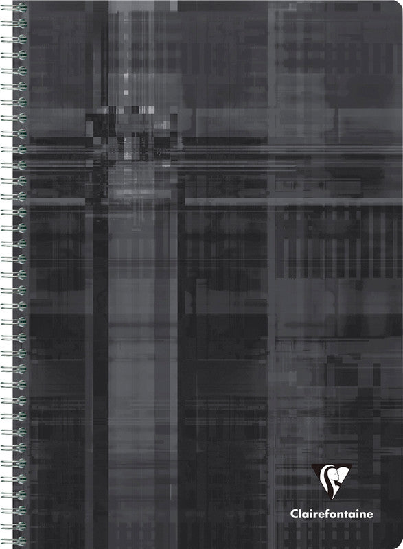 Clairefontaine Spiralblock A4, liniert (séyès 8 × 3 mm), 90 Blatt, 90 g/m² – farbig sortiert