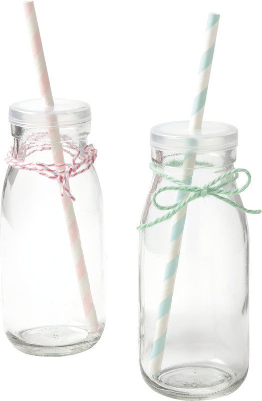 Folia Papierstrohhalme – L 20 cm, Ø 6 mm, mehrfarbig, 25 Stück