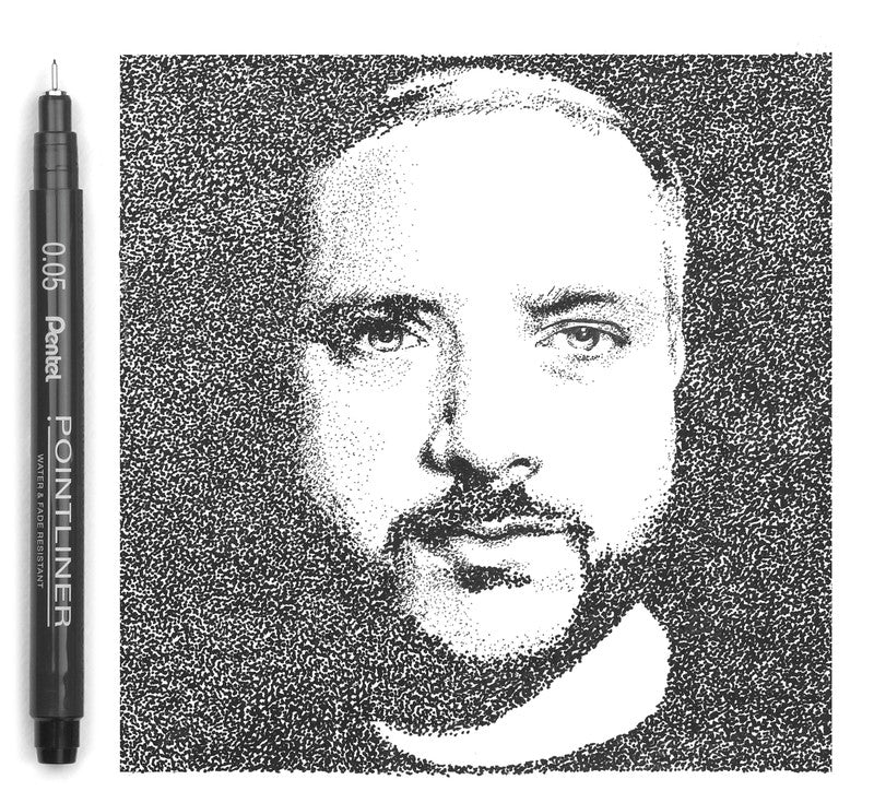 Pentel Pointliner Fineliner 0,05 mm – schwarz – wasserfest