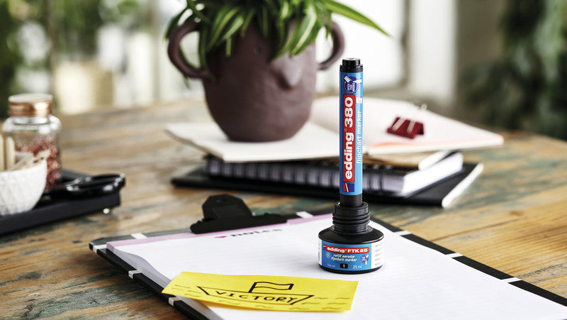 Edding Flipchart-Marker 380 – Rundspitze 1-5 mm – Schwarz