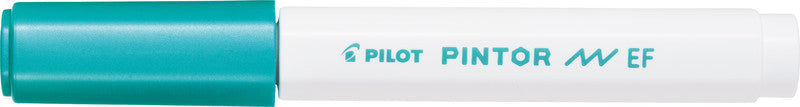 Pilot Pigmentmarker Pintor – Rundspitze 0,5-0,7 mm – Sortiert – 6er-Set – Für dunkle Oberflächen geeignet