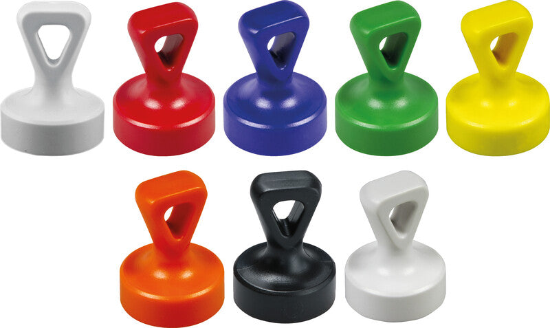 Berec Starter-Kit, magnetisch, inklusive Kunststoffgehäuse, Öse, rot – für Whiteboards – 2-teilig