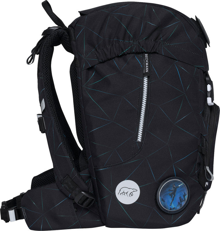 Beckmann Classic Schulrucksack – Panther – 24,0×37,0×25,0 cm – aus recycelten PET-Flaschen