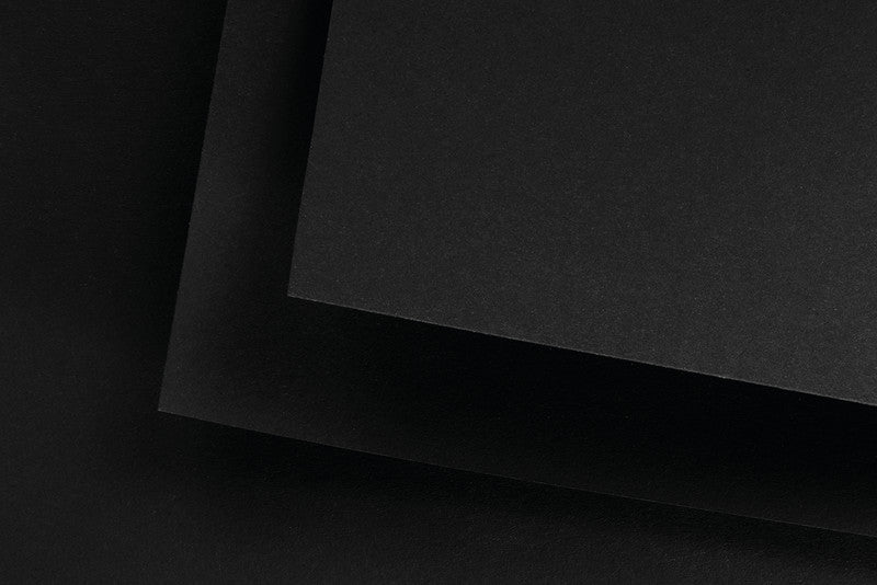 Fabriano Zeichenpapier, Papier, 20 × 20 cm, Schwarz, 20 Blatt
