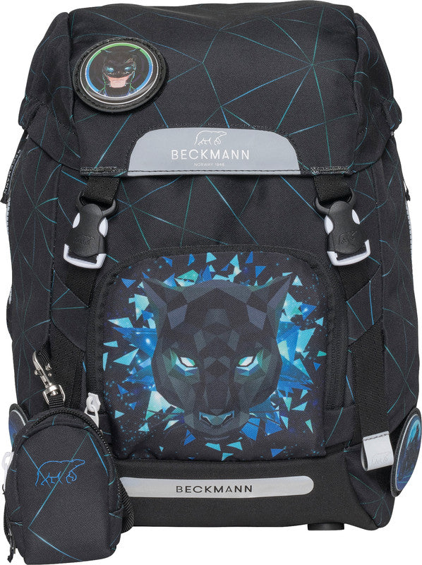 Beckmann Classic Schulrucksack – Panther – 24,0×37,0×25,0 cm – aus recycelten PET-Flaschen