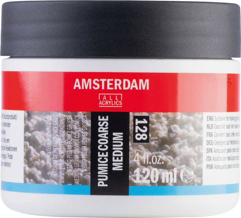 Royal Talens Malmittel – Bimsstein, grob, Grau – 120 ml