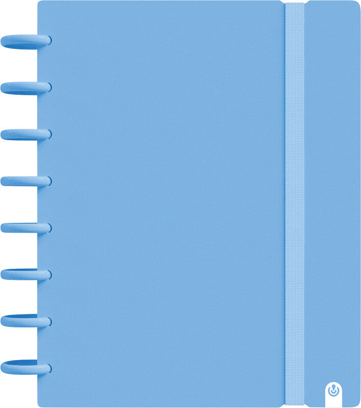 Carchivo Spiralblock A5, liniert, Spiralbindung, 80 Blatt, 100 g/m² – Pastellblau