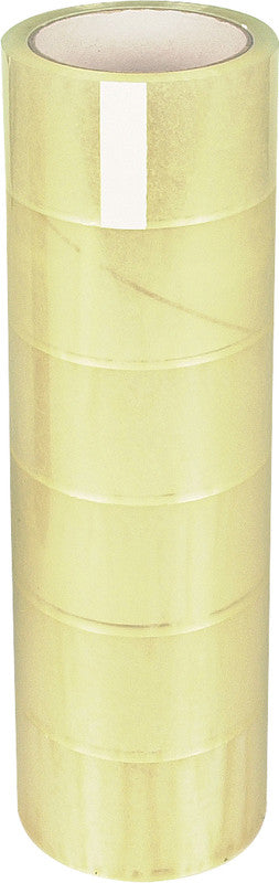 Q-connect Verpackungsband – permanent, glatt, Kunststoff, 38 mm × 66 m, transparent