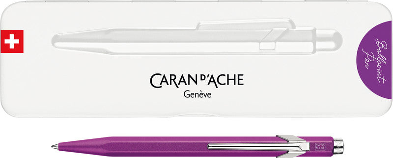 Caran d-Ache Caran d'Ache Kugelschreiber – Violett, Aluminium