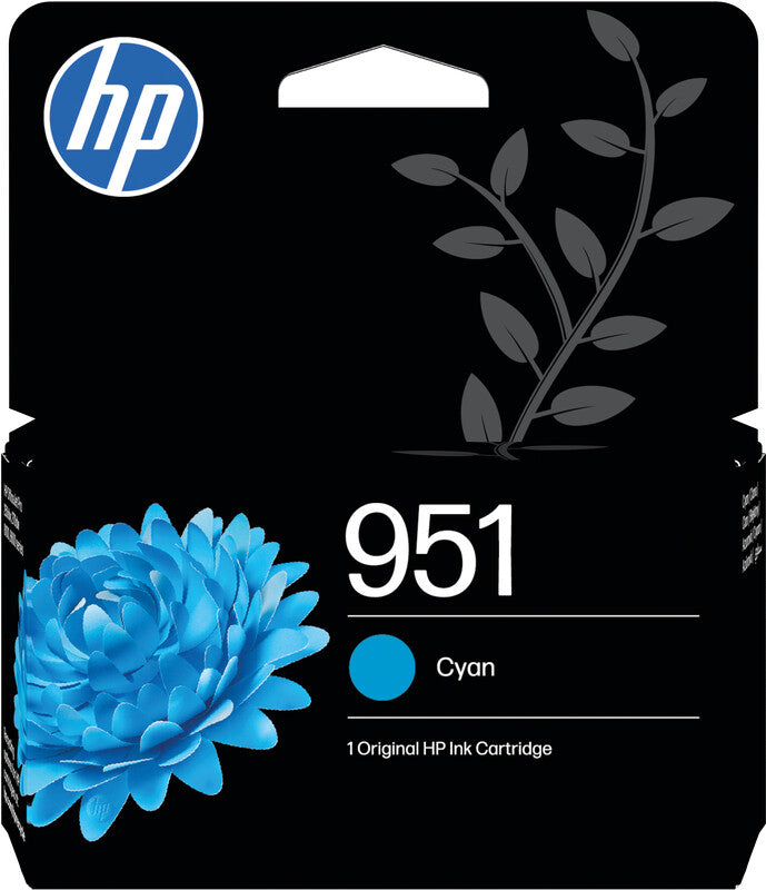 HP 951 Cyan Tintenpatrone (Original) – 700 Seiten – für OfficeJet Pro 276, 8100/8600/8610 …