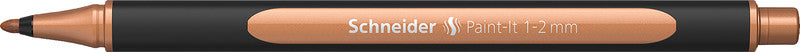 Schneider Schreibgeräte Schneider Paint-It Filzstift Metallic – Rundspitze, 1–2 mm, kupfer metallic