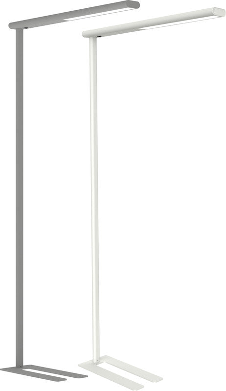 MAUL LED-Stehleuchte jet – 4000 K – 4'650 lm – silber
