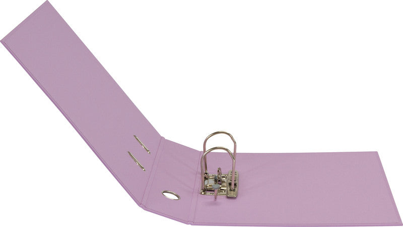 Biella Ordner Recycolor – A4 Hochformat – 2-Ring Hebelmechanik, Rücken 70 mm – Violett, Karton, mit Griffloch