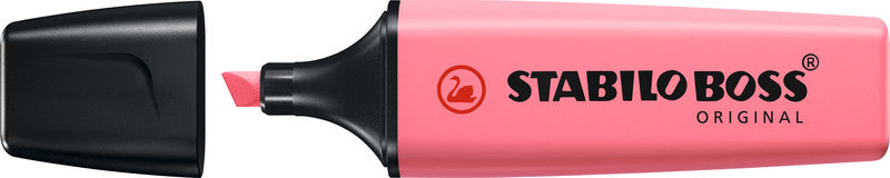 STABILO BOSS Original Arty Textmarker Set 10 Farben Pastell – Keilspitze, 2–5 mm, nachfüllbar