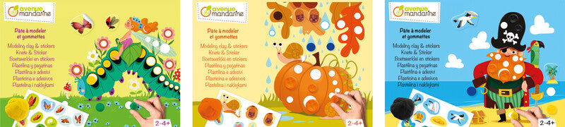 My Mandarine – Modellierset Feen – 2–4 Jahre – 4 Blöcke à 25 g