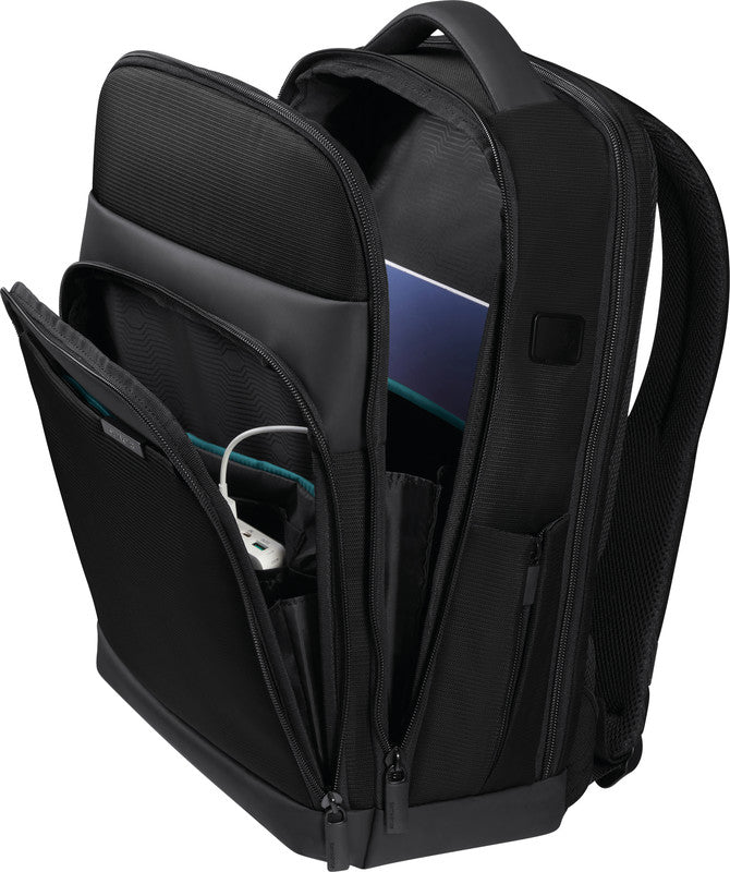 Samsonite Mysight Notebook-Rucksack – 19 l, Aufsteckfunktion, Recyceltes PET (rPET), Schwarz
