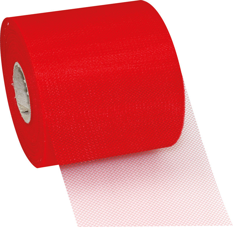 Präsent Tüllband – Rot – 7,2 × 5000 cm