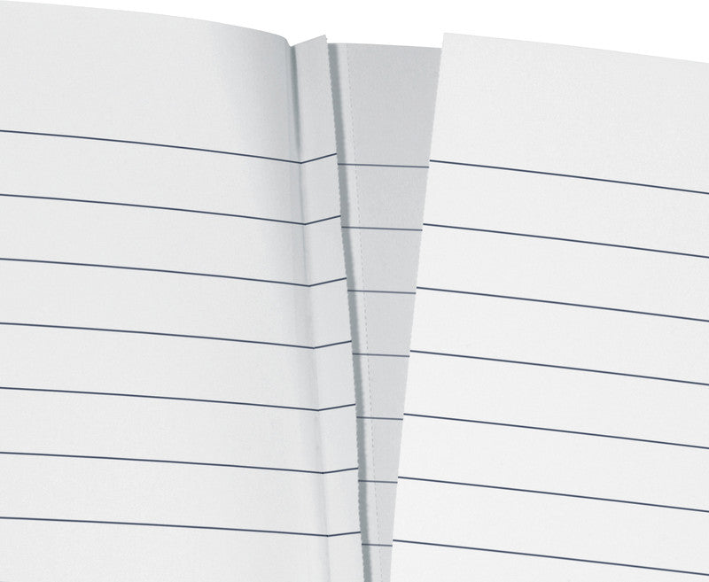 Sigel Notizbuch A5, liniert, Fadenheftung, Karton, 174 Seiten, perforiert, 80 g/m² – mehrfarbig