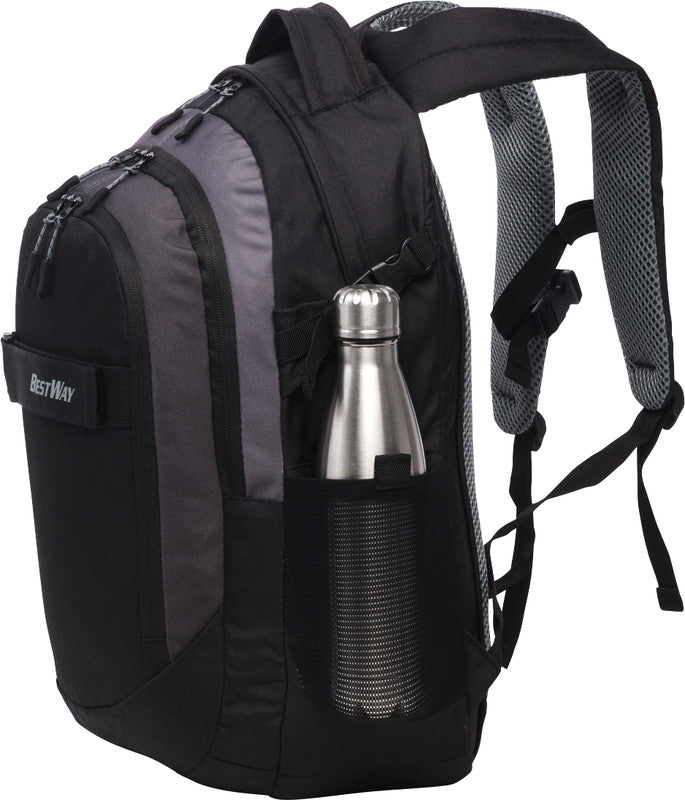 Bestway Evolution Air – Notebook-Rucksack – für 15"-Notebook, 22 l, Kunststoff, Schwarz/Mittelgrau