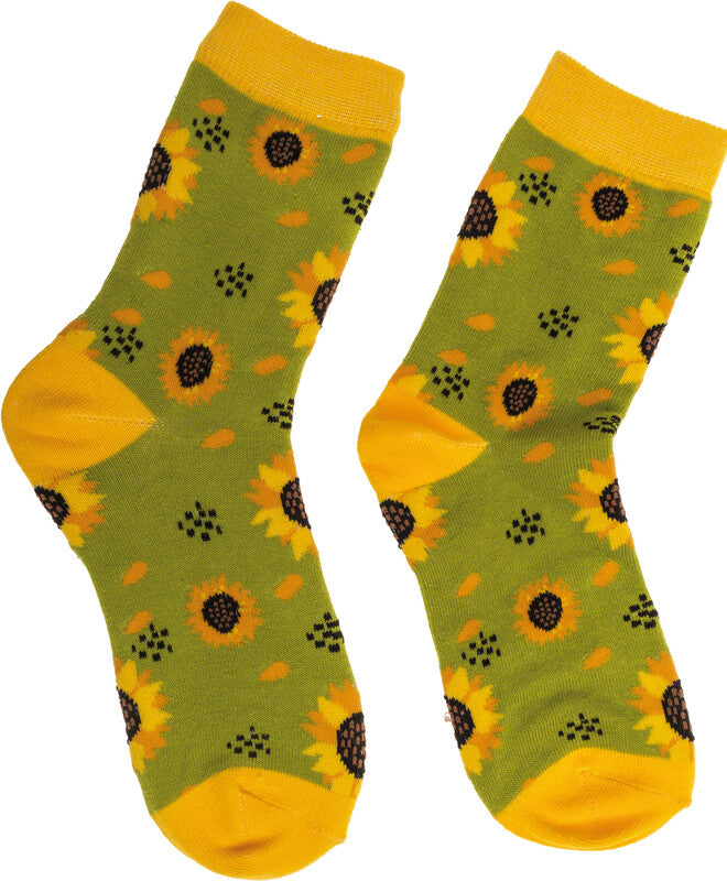 Out oft the blue Out Of The Blue – Socken, Sonnenblumen – 36–42, Mehrfarbig