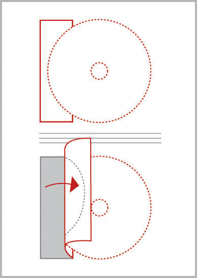 HERMA CD-/DVD-Etiketten, Ø 78 mm, weiss, Papier, permanent, 60 Etiketten (10 Blatt)