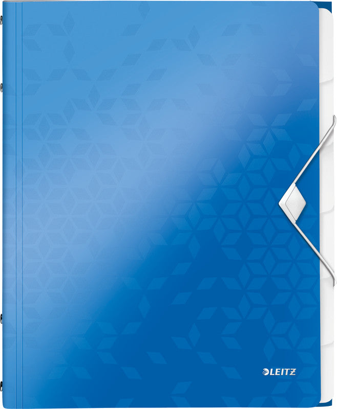 Leitz Ordner – blau, metallisch, Kunststoff
