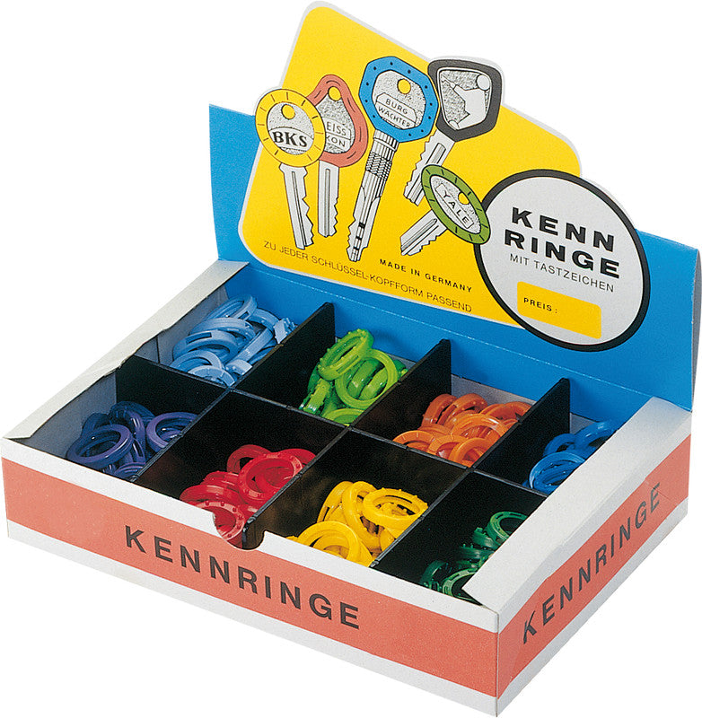 Rieffel Schlüsselkappe – assortiert, Kunststoff, Ø 25 mm