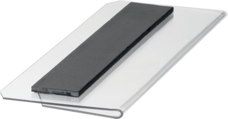 Durable Kennzeichnungstaschen – 100 × 38 mm, transparent, wiederablösbar, magnetisch, 10er-Pack