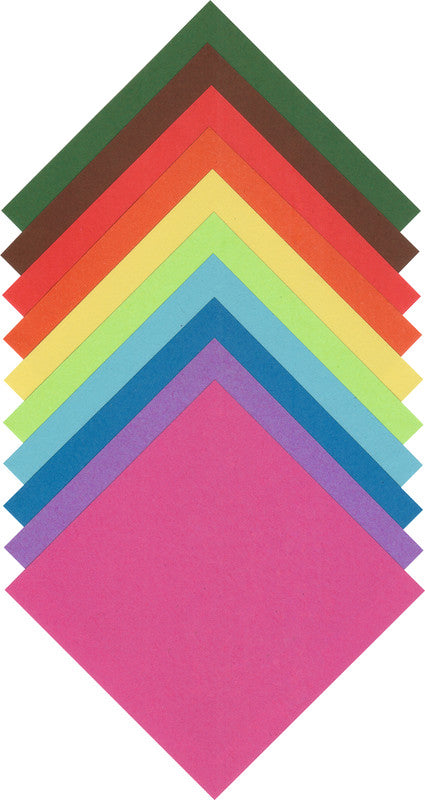 Folia Faltblätter – 100 × 100 mm – 70 g/m² – sortiert – 500 Blatt