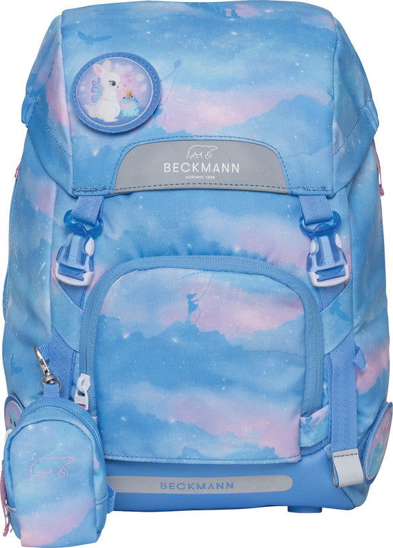 Beckmann Schulrucksack Classic – 6-teilig – Fairytale – aus recyceltem PET