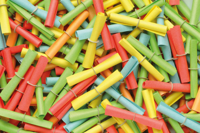 Tombola-Lose – farbig sortiert – 40 × 45 mm – 500 Stück