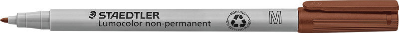 Staedtler Non-Permanent-Marker Lumocolor – mittel 0,8-1 mm – braun – nachfüllbar