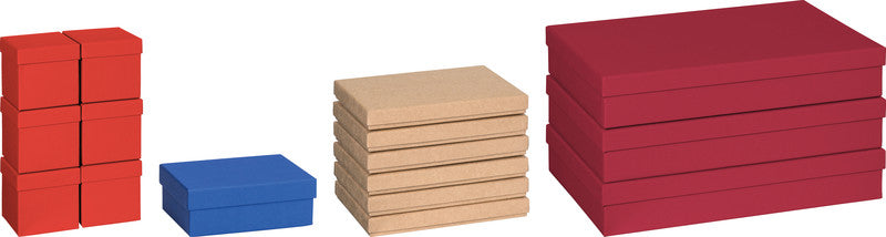 Stewo Geschenkbox – Dunkelrot – mit Strukturprägung – 240 × 60 × 165 mm