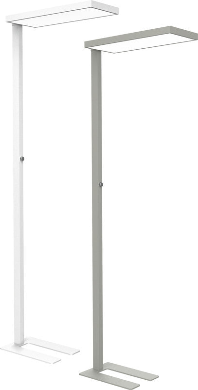 MAUL LED-Stehleuchte Jura – stufenlos dimmbar – 4000 K – 9'200 lm – Weiss, Aluminium