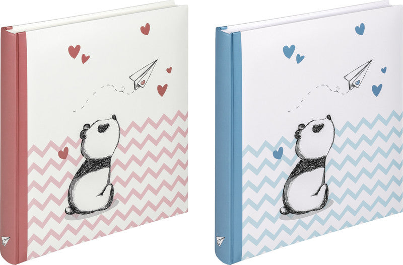 Walther Design Walther Fotoalbum – blau, illustrierter Vorspann, Karton, 280 × 305 mm