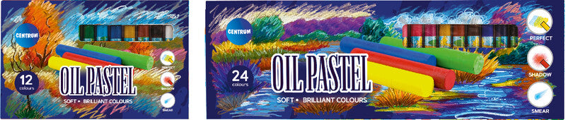 Centrum Ölpastelle – 24 Farben – für Papier