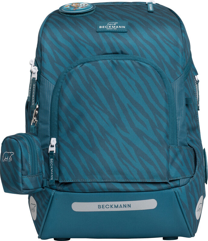 Beckmann Active Air Flx – Schulrucksack, Tiger Stars, 20–25 l, für Laptop bis 15", mit Wendetasche