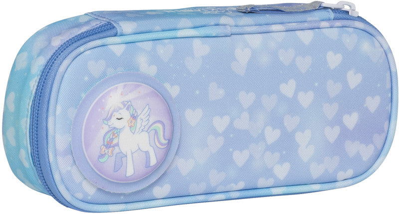 Beckmann Schulrucksack – 6-teilig – Unicorn Princess Ice Blue