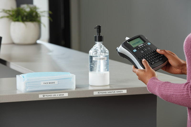 DYMO LabelManager 210D+ – Beschriftungsgerät, für D1-Bänder bis 12 mm, 180 dpi, Grafikdisplay