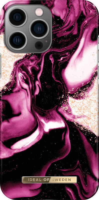 Ideal of Sweden – Backcover – für Apple iPhone 13 Pro Max – Golden Ruby Marble