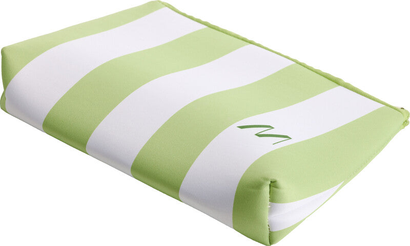 Muitomas Necessaire – Reissverschluss, Wasserabweisend – 240 × 160 × 60 mm – Grün – Neopren – Gestreift