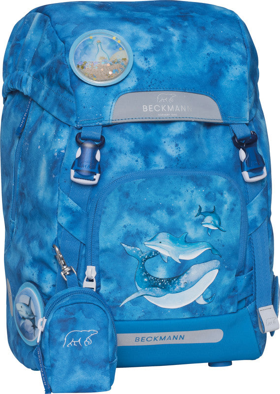 Beckmann Schulrucksack Classic 1st – 6-teilig – Ocean – 24,0×37,0×25,0 cm