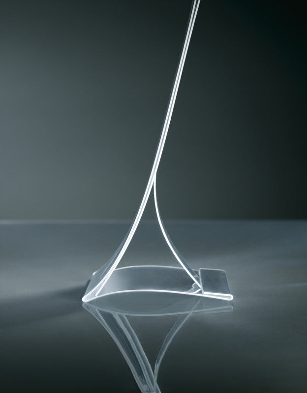 Sigel Tischaufsteller – für A5 Hochformat, Transparent, Kunststoff, 157×90×225 mm