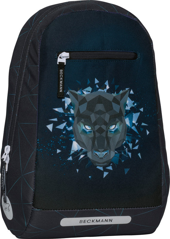Beckmann Schulrucksack Active Air Flx – 6-teilig – Panther – 26,0 × 39,0 × 22,0 cm – rPET