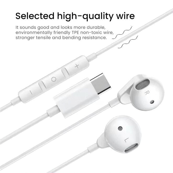 Mu classic In-Ear Headset – USB-C, IPX5 – Weiss