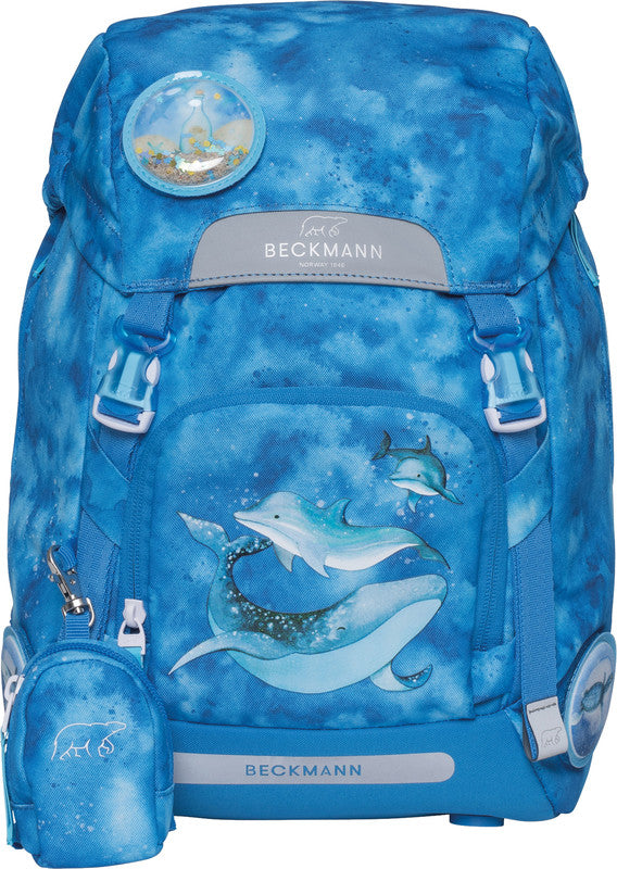 Beckmann Schulrucksack Classic 1st – 6-teilig – Ocean – 24,0×37,0×25,0 cm