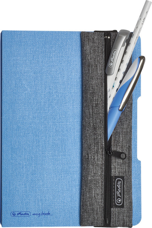 Herlitz Etui – grau – Stoff