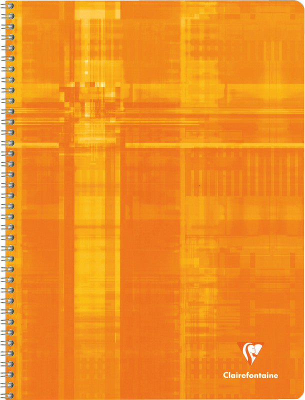 Clairefontaine Spiralheft, 240 × 320 mm, kariert, Spiralbindung, Karton, 90 Blatt, 90 g/m² – sortiert